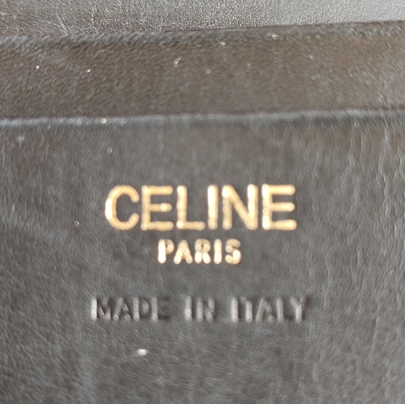 Rare Celine Card Holder/Wallet with Red Interior - Picture 13 of 15